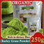 HelloYoung Organic Barley Grass Powder 250g, Green Superfood for Smoothie, Shakes and Salads moistening intestines, burning fat, purifying liver