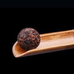 HelloYoung Bag of Dragon Ball Ripe Pu'er Tuo Tea Zhonghong Yin Brown Mountain Tea 350g