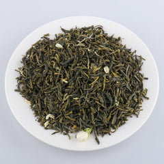 Strong Flavor Jasmine Flower Tea Loose Leaf 125g Can New Green Tea