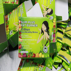 SLIM PLUS Fat Burner Detox Tablets Glutathione & Turmeric 30 Tablets