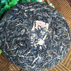 357g/12.59oz Top Impression Peacock Cha Tea Cake Premium Pu'er Tea Health Drink