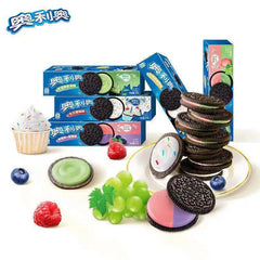 2Boxes Chinese Flavor Oreo Biscuits Cookie Snack Food 奥利奥夹心饼干零食 草莓味+巧克力味 2盒装