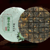 HelloYoung 150g Top-Grade Shoumei Old White Tea Gardenia Hand Tearing White Tea Cake