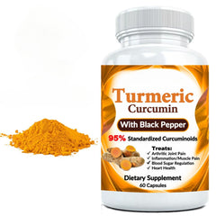 Organic Turmeric With 95% Curcumin Joint and Muscle Pain Relief Qunol Turmeric