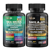 Sea Moss and Ashwagandha Capsules Combo Pack Made with Natural Ingredients