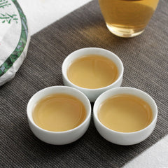 HelloYoung 357g Pu'er Tea Jingmai Ancient Tea Raw Cakes Dry Storage Tea Yunnan Seven Cakes