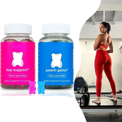 TOP Support and Peach Gains Gummies Women's Support Supplement Multivitamins