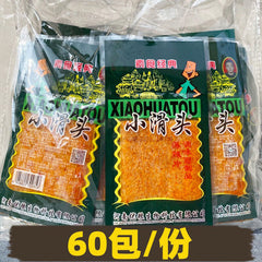 90 Packs Xiao Huantou Spicy Strips Spicy Slices Snacks小滑头辣条薄辣片90包香辣面筋儿时怀旧零食