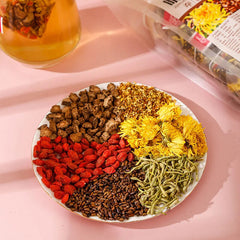 Chinese Chrysanthemum Medlar Liver Cleansing Detox Herbal Tea 5g*50packs