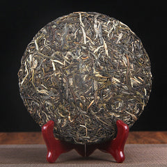 HelloYoung Ban Zhang Wang Tea Health Green Tea Natural Orchid Cha Tea Cake 357g