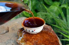 HelloYoung200g Yunnan Chen Xiang Ya Yun Puerh Tea Eco Puer Ripe Tea Pu Er Tea Green Food