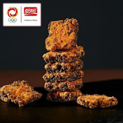 Panpan Black Gold Crispy Rice Chips with Meat Floss Crab Flavor 150g Snack