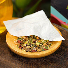 HelloYoung 150g Ginseng seven Tongluo tea Ginseng Ginkgo Huangjing vascular health tea bags