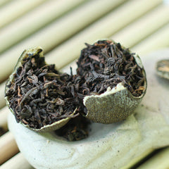 HelloYoung 500g Pu'er Ripe Tea Xinhui Xiao Qing Guan Pu'er Tea