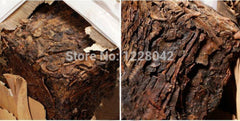 HelloYoung Raw Puer Tea Oldest Puer Tea Ansestor Antique Honey Sweet Dull-red Puer Tea 250g