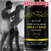 100% Pure Himalayan Shilajit Gummies Organic ,Ashwagandha Boost Energy 60count