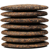 357g Yunnan Pu-erh Tea Puerh Ripe Tea Wishful Tea-cake Top Class Cooked Puer Tea