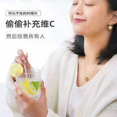HelloYoung 50g Freeze-Dried Lemon Slices for Eating & Infusing Lemon Slices 冻干柠檬片