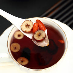 HelloYoung Ginseng Huangjing Wubao Tea Goji Mulberry Red Jujube Health Preserving Tea