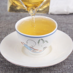 HelloYoung Pu-erh Tea Leaves Yunnan Pu-erh Tea 357g Raw Tea Cake Old Tree Pu-erh Tea Cake