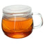 Teacup Tea Glass Cup Coffee Milk Cup with Tea Infuser Filter Lid Use for Home