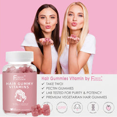 Hair Gummies Hair Regrowth Conditioning & Anti-Hair Loss Gummies 60 Capsules