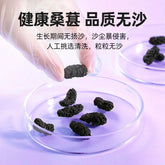 HelloYoung 200g Dried Black Mulberries No Sand Premium Grade Sweet and Fragrant