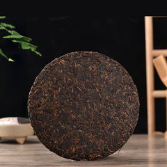 357g/12.59oz Puerh Black Tea Healthy Drink Natural Big Pu-Erh Ripe Tea Cake