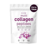 Multi Collagen Peptides Powder-HydrolyzedProtein Peptides (Type l,l,ll,v,X) 1LB