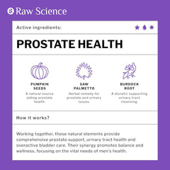 Natural Prostate Health Supplement, Urinary Tract Health, DHT Blocker for Men