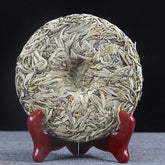 HelloYoung Cake Tea White Hair Silver Needle200g Pu'er Tea Cha Single Bud Moonlight White