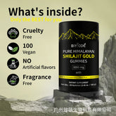 Reine Himalaya-Shilajit-Fruchtgummis zur Immununterstützung mit Ashwagandha