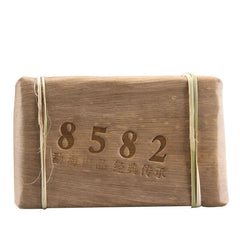 Famous Yunnan puerh tea brick 8582 shen puer unfermented cha zhuan 250 gram