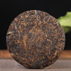 HelloYoung 100g Pu'er tea cake Brown Mountain seven cakes round tea ripening small cake tea