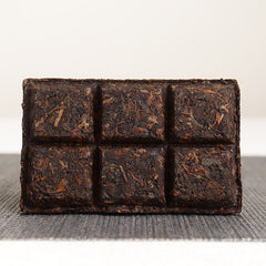 HelloYoung 50g Yunnan Pu'er Tea LeXingXiang Banzhang Golden Bud Brick Aged Palace Ripe Tea