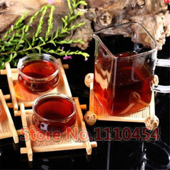 HelloYoung250g Old Puer Tea Health Care Pu'er Brick Pu er Black Tea Pu-erh Tea Ripe Puerh 云南普洱