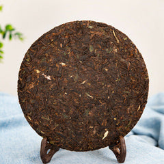 357g/12.59oz Glutinous Rice Aroma Cooked Pu'er Tea Puerh Tea Cake Aged Puer Tea