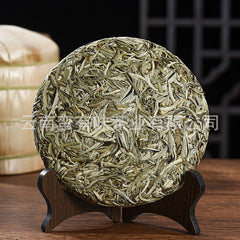 HelloYoung 357g Moonlight White Tea Cake Yunnan Baihao Silver Needle Jinggu Single Bud