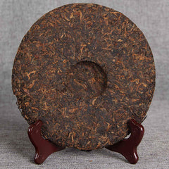 357g/12.59oz Laobanzhang Ripe Puerh Tea Ecological Tea Golden Bud Black Tea