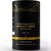 100% Pure Himalayan Shilajit Gummies Immune Support w/ AshwagandhaChaga Mushroom