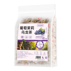 HelloYoung Grape Jasmine Oolong Tea Cold Brew Tea Bag Infusion Fruit Flower Tea 75g/25 Bags