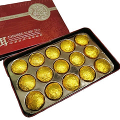 HelloYoung 15pcs/box Yunnan Nuoxiang Pu'er Ripe Tea Iron Box Nuoxiang Mini Tuo Tea