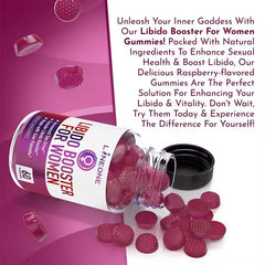 Hormone Balance Female Libido Booster Gummies - Sugar-Free, 60 Chewable Gummies
