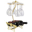 Wine Rack Wine Bottle Holder Glass Cup Holder Display Champagne Bottles Stand