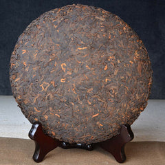 HelloYoung Cooked Puerh Tea Cake Brown Ancient Trees Tea Yunnan Menghai Ripe Puer Tee 357g