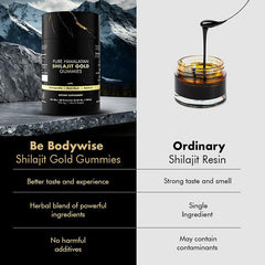 Pure Himalayan Shilajit Gold Gummies with Black Seed Oil 60 Gummies