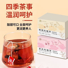 Prickly Pear Rose Astragalus Rose Combo Tea Nourishes Face Skin White Tonic