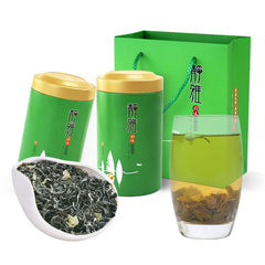 Strong Flavor Jasmine Flower Tea Loose Leaf 125g Can New Green Tea