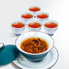 HelloYoung Liubei Jinjunmei Black Tea Honey Aroma Type Wuyishan Tongmuguan New Tea 125g