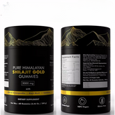 Pure Himalayan Shilajit Gummies with Ashwagandha,Chaga Mushroom Immune Support